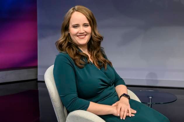 News Themen der Woche KW22 Bilder des Jahres 2025, News 05 Mai News Bilder des Tages GER, Berlin, Studio, zu Gast bei - maischberger, Polittalk, TV, Format, mit Moderatorin - Sandra Maischberger, Das Erste, aus Adlershof - am Studio 20, im Bild v.l.: Ricarda Lang, B˜90 Grüne (ehemalige Parteivorsitzende) 27.05.2025, Copyright: HMBxMedia UwexKoch