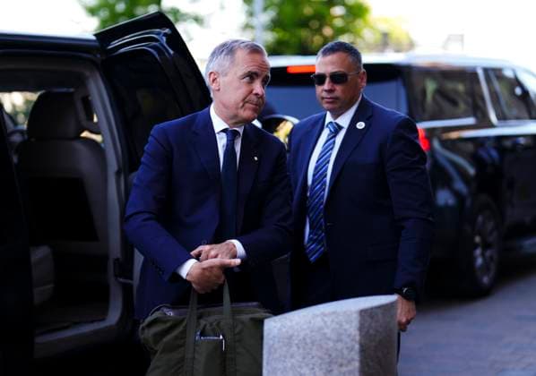 May 28, 2025, Ottawa, On, CANADA: Prime Minister Mark Carney arrives to Parliament Hill in Ottawa on Wednesday, May 28, 2025. Ottawa CANADA  - ZUMAc35_ 20250528_zaf_c35_180 Copyright: xSeanxKilpatrickx