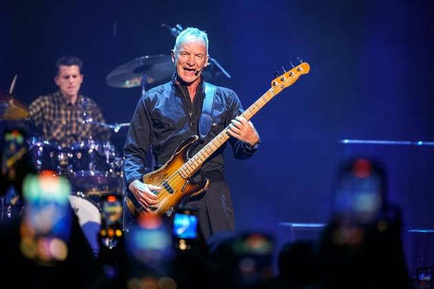 Entertainment Themen der Woche KW22 Bilder des Jahres 2025, Entertainment 05 Mai Cherrytree Music Company 20th Anniversary concert, Belasco Theater, Los Angeles, 29 May 2025. Sting performs at the Cherrytree Music Company 20th Anniversary Concert with net proceeds benefiting St. Jude Hospital, Belasco Theater, Los Angeles, USA, 29 May 2025., Credit:JERRY PEREZ Avalon USA, California, Los Angeles Copyright: xJERRYxPEREZx xAvalonx 1005288328