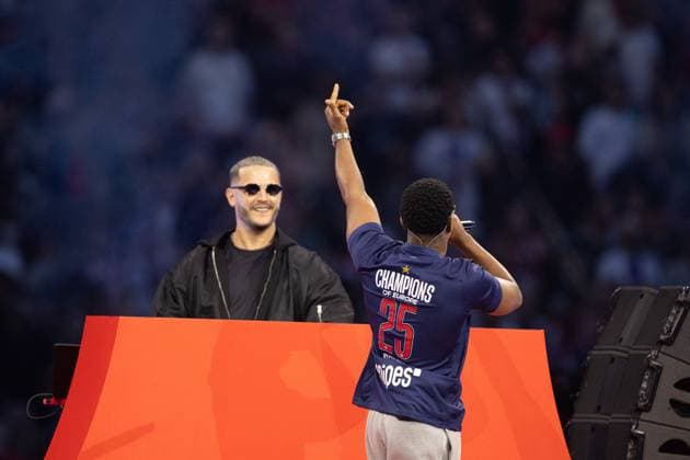Concert in honor of PSG Champion dEurope 2025 at the Parc Des Princes in Paris DJ Snake, Niska Concert in honor of PSG, to celebrate their European Championship title 2025, at the Parc Des Princes in Paris, on June 1, 2025 Jeremy Melloul Bestimage Concert in honor of PSG, to celebrate their European Championship title, at the Parc Des Princes in Paris, on June 1, 2025 Paris France  Copyright: xJeremyxMelloulx xBestimagexJeremyxMelloulx xBestimagex