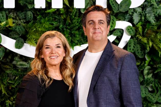 Bilder des Jahres 2025, Entertainment 06 Juni Entertainment Themen der Woche KW23 Entertainment Bilder des Tages Schauspielerin Anke Engelke und Schauspieler Bastian Pastewka beim Fototermin zur Programmpräsentation Amazon Prime Video presents Deutschland 2025 in den Balloni-Hallen. Köln, 04.06.2025 NRW Deutschland Copyright: xChristophxHardtx