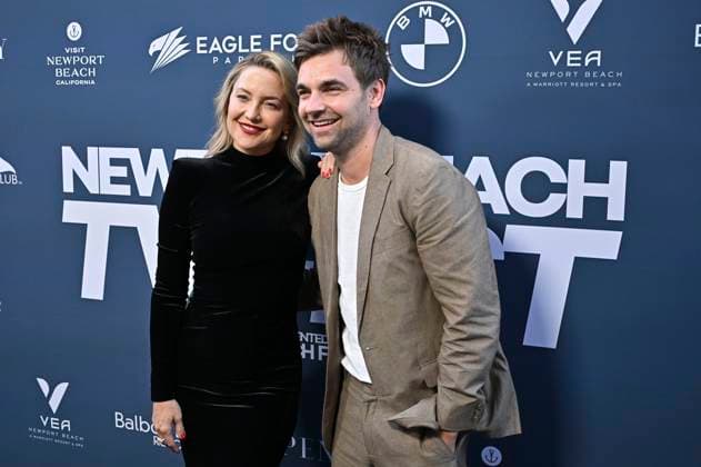 Bilder des Jahres 2025, Entertainment 06 Juni Entertainment Themen der Woche KW23 Kate Hudson und Drew Tarver bei der Verleihung des TV Performance of the Year Awards (Actress) auf dem Newport Beach TV Fest im Lido Theater. Newport Beach, 05.06.2025