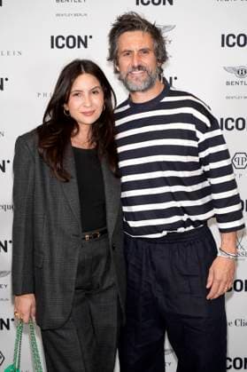 Chryssanthi Kavazi mit Ehemann Tom Beck beim ICON Summer in the City - Dinner in der Manon Brasserie Nouvelle im Hotel Roomers. Berlin, 11.06.2025