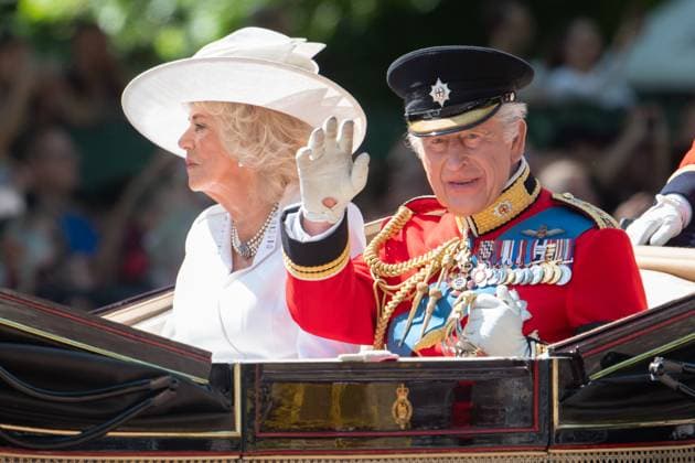 Bilder des Jahres 2025, Entertainment 06 Juni Entertainment Themen der Woche KW24 Entertainment Bilder des Tages The King s Birthday Parade Trooping The Colour at The Mall, London - Saturday 14 June 2025 King Charles III attend The King s Birthday Parade also known as Trooping The Colour at The Mall, London, England, UK on Saturday 14 June, 2025., Credit:Justin Ng Avalon UK, England, London, The Mall Copyright: xJustinxNgx xAvalonx 1010927398