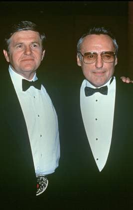 ARCHIVES - RICK PITINO ET DENNIS HOPPER A LA CEREMONIE DES SPORT EMMY AWARDS EN 1991 Etats-Unis Copyright: xAGENCEx xBESTIMAGExAGENCEx xBESTIMAGEx
