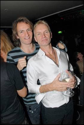 EXCLUSIF - LE CHANTEUR STING ET SON FILS JOE SUMNER - AFTER SHOW DU GROUPE POLICE AU VIP ROOM EXCLUSIVE - POLICE BAND AFTER SHOW AT THE VIP ROOM IN PARIS PARIS France Copyright: xRACHIDxBELLAKx xBESTIMAGExRACHIDxBELLAKx xBESTIMAGEx