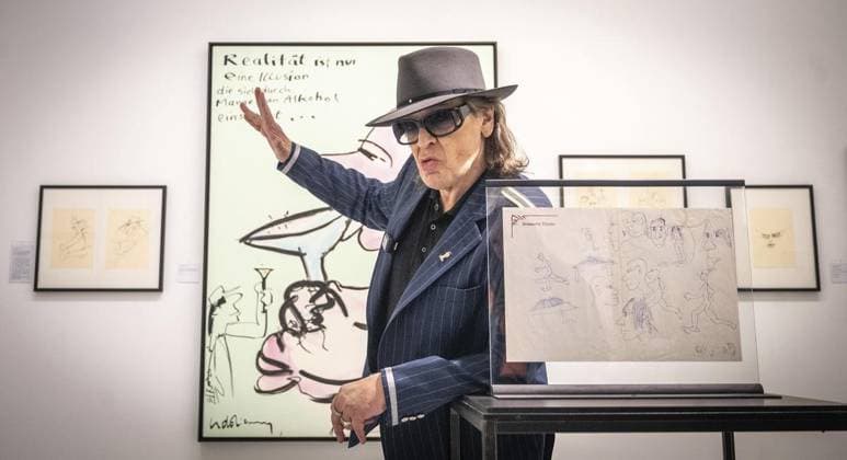 Bilder des Jahres 2025, Entertainment 06 Juni Entertainment Bilder des Tages Udo lindenberg ** NUR FÜR REDAKTIONELLE ZWECKE ** EDITORIAL USE ONLY **<p>Vorbesichtigung der Udo Lindenberg Ausstellung am Donnerstag,26.juni.2025 im Schloß oberhausen. Deutschland NRW Oberhausen Copyright: KaixKitschenberg