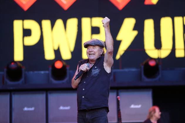 Entertainment Themen der Woche KW27 Bilder des Jahres 2025, Entertainment 06 Juni Brian Johnson von der Band AC DC bei einem Konzert im Olympiastadion in Berlin, 30. Juni 2025. AC DC Konzert Berlin