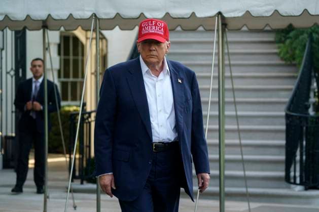 White House Coverage US President Donald Trump leaves at the White House, Washington, DC, USA, 01 July 2025. President Trump is due to visit a new immigration detention facility in the Everglades, Florida. EPA-EFE WILL OLIVER POOL WASHINGTON DC United States  Copyright: xPool ABACAx