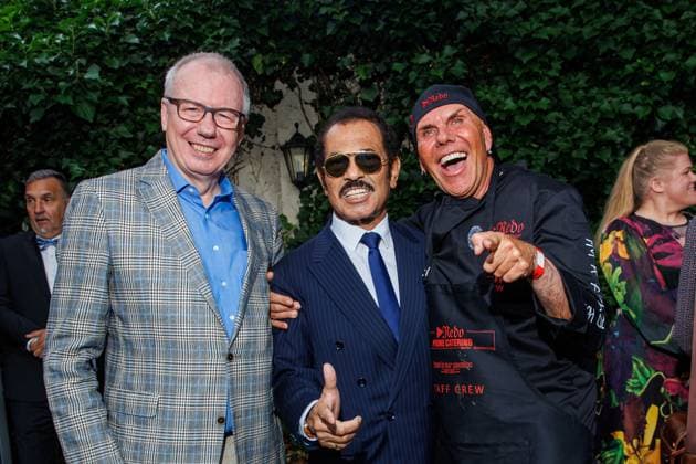 Bilder des Jahres 2025, Entertainment 07 Juli Entertainment Themen der Woche KW28 International Emmy Award - Semi-Final Round of Judging Ludger Pistor, Kalle Schwensen und Rene Dorst (Redo) beim Semi-Final Round of Judging des International Emmy Awards im Schlosshotel Berlin by Patrick Hellmann am 07.07.2025 in Berlin. Copyright: xEventpressxKochanx