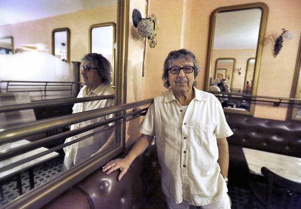 L ex Rolling Stones Bill Wyman pose à Nice, le 21 juillet 2014 Bill Wyman pictured in Nice on July 21, 2014. Nice France