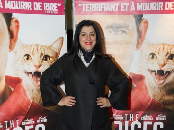 La réalisatrice Marjane Satrapi à l avant première de son film The Voices à Paris le 9 mars 2015. Paris France Copyright: xPierrexPerusseaux xBestimagexPierrexPerusseaux xBestimagex