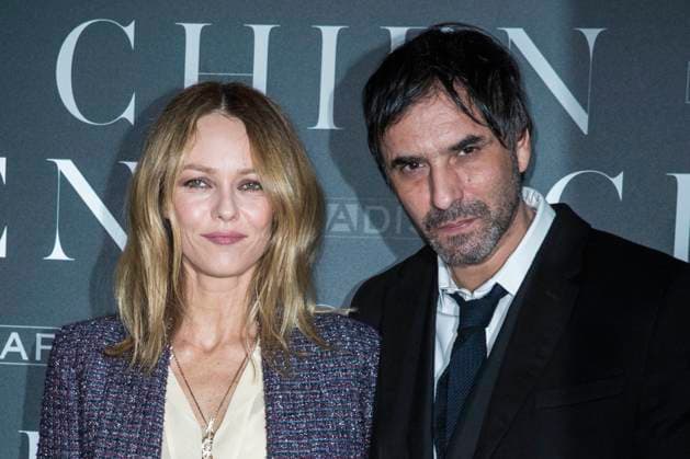 Vanessa Paradis et son compagnon Samuel Benchetrit (réalisateur) - Avant-première du film Chien au cinéma MK2 Bibliothèque à Paris, France, le 5 mars 2018. Olivier Borde Bestimage Celebs attending the Dog (Chien) Premiere at Mk2 Bibliotheque cinema in Paris, France, on March 5th, 2018. Paris France Copyright: xOLIVIERxBORDEx xBESTIMAGExOLIVIERxBORDEx xBESTIMAGEx