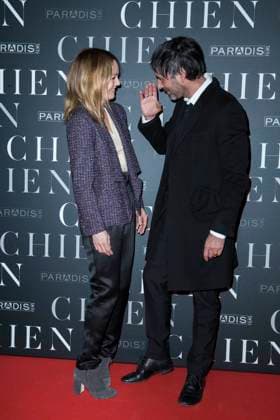 Vanessa Paradis et son compagnon Samuel Benchetrit (réalisateur) - Avant-première du film Chien au cinéma MK2 Bibliothèque à Paris, France, le 5 mars 2018. Olivier Borde Bestimage Celebs attending the Dog (Chien) Premiere at Mk2 Bibliotheque cinema in Paris, France, on March 5th, 2018. Paris France Copyright: xOLIVIERxBORDEx xBESTIMAGExOLIVIERxBORDEx xBESTIMAGEx