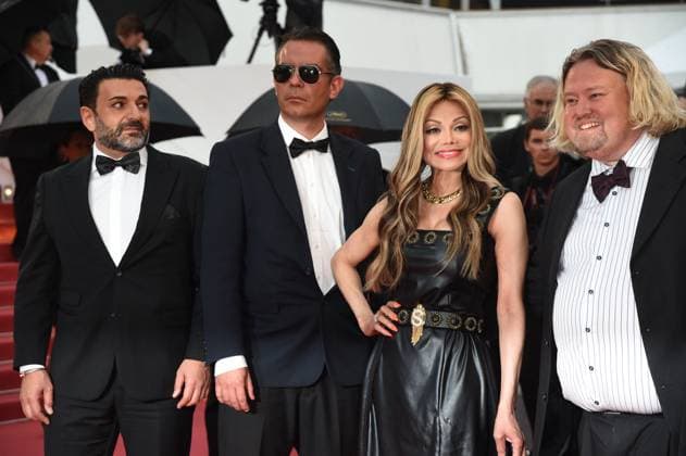 La Toya Jackson et guest - Montée des marches du film « Burning » lors du 71ème Festival International du Film de Cannes. Le 16 mai 2018 Giancarlo Gorassini Bestimage Red carpet for the movie « Burning » during the 71th Cannes International Film festival. On may 16th 2018 Cannes France Copyright: xGiancarloxGorassini BestimagexGiancarloxGorassini Bestimagex