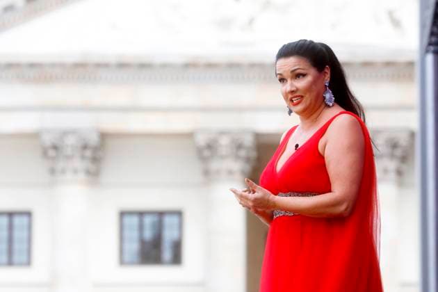 Bilder des Jahres 2025, Entertainment 07 Juli 22.07.2025, Anna Netrebko, Sängerin, Classic open Air 2025, in Berlin, Gendarmenmarkt, Berlin Deutschland, Germany