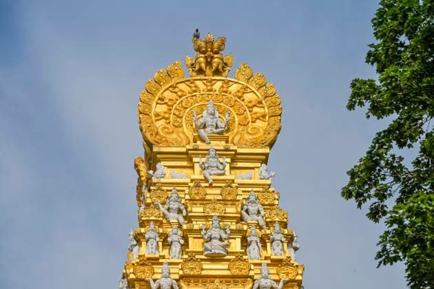 Sri Ganesha Hindu Tempel, Hasenheide, Neukölln, Berlin, Deutschland