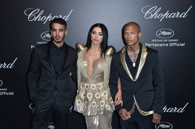 Guest, Andreea Sasu et Jeremy Meeks - Photocall de la soirée Chopard Love Night lors du 72ème Festival International du Film de Cannes. Le 17 mai 2019 Giancarlo Gorassini Bestimage Call of the Chopard Love Night during the 72nd Cannes International Film Festival. On may 17th 2019 Cannes France Copyright: xGiancarloxGorassini BestimagexGiancarloxGorassini Bestimagex