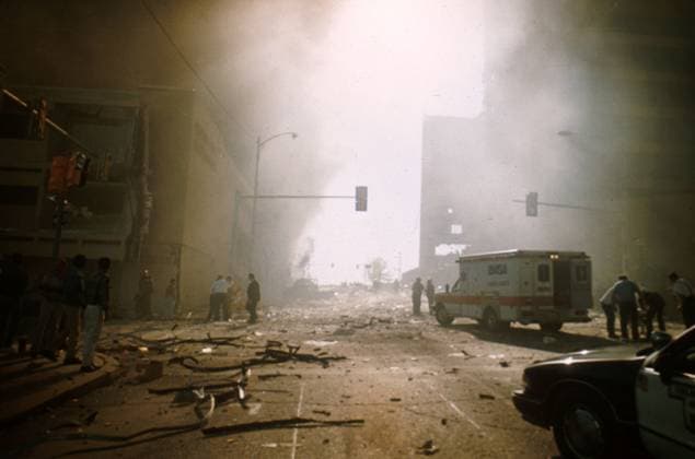 Oklahoma Bomber: McVeigh Execution Apr 19, 1995; Oklahoma City, Oklahoma, USA; Oklahoma City Bombing at the Murrah Federal Building left 168 victims injured & deceased. The bomber Timothy McVeigh is scheduled to be executed June 11, 2001. Copyright: xBrentxBloomx