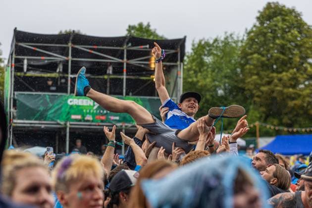 Entertainment Bilder des Tages ROGERS - Green Juice Festival 2025 - 01.08.2025 Die Düsseldorfer Punk Rock Band ROGERS Das Green Juice Festival in Bonn Vilich feiert mit insgesamt 10.000 Besuchern die 16. Auflage. Eine Veranstaltung der fünfdrei eventagentur GmbH 01.08.2025 Deutschland Copyright: xBonn.digitalx