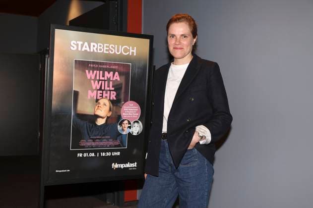 Fritzi Haberlandt bei der Premiere des Kinofilms Wilma will mehr im Filmpalast. Bautzen, 01.08.2025