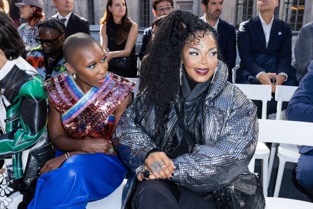 Cynthia Erivo et Janet Jackson - Front Row au défilé Louis Vuitton Collection Femme Prêt-à-porter Printemps Eté 2023 lors de la Fashion Week de Paris (PFW), France, le 4 octobre 2022. Olivier Borde Bertrand Rindoff Petroff Bestimage Celebs attend the Louis Vuitton s Womenswear Spring Summer 2023 show as part of Paris Fashion Week in Paris, France, on October 4, 2022. Paris France Copyright: xRINDOFF-BORDEx xBESTIMAGExRINDOFF-BORDEx xBESTIMAGEx