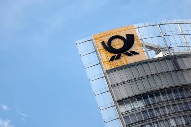 Der Post-Tower in Bonn ist die Zentrale der Deutschen Post AG. (Themenbild, Symbolbild) Bonn, 04.08.2025 NRW Deutschland Copyright: xChristophxHardtx