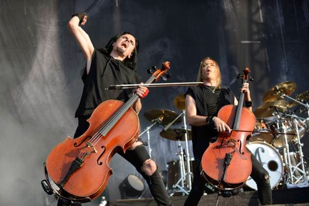 Entertainment Themen der Woche KW32 Apocalyptica live auf dem M era Luna Festival 2025 auf dem Flugplatzgelände Drispenstedt. Hildesheim, 09.08.2025