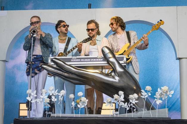 Entertainment Themen der Woche KW32 Ribnitz-Damgarten, Deutschland 09. August 2025: About You Pangea Festival - 2025 Im Bild: Roy Bianco und Die Abbrunzati Boys Copyright: xFotostandx xVoelkerx