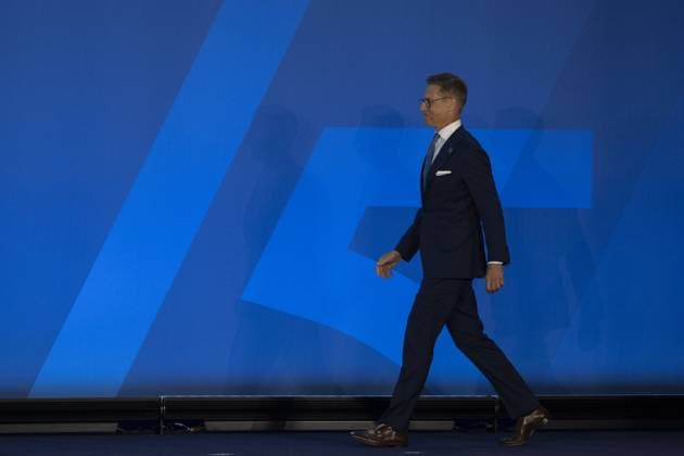 Finland s President Alexander Stubb attends NATO summit in US WASHINGTON, DC - JULY 10: Finland s President Alexander Stubb attends the 75th NATO anniversary summit at the Walter E. Washington Convention Center on July 10, 2024 in Washington D.C., USA. Washington United States. Editorial use only. Please get in touch for any other usage. Copyright: x2025xAnadoluxCelalxGüneÅüx