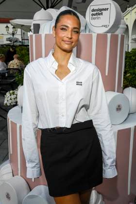 abb Amira Aly Moderatorin zu Gast beim 15.Jubilaeum des Designer Outlet Berlin in Wustermark am 02.09 2025 Berlin Deutschland
