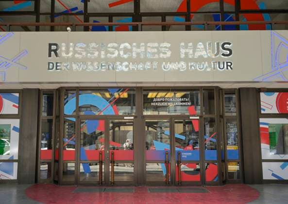 Russisches Haus, Friedrichstraße, Mitte, Berlin, Deutschland
