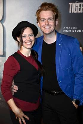 Nadja Jo Klapper und Johannes Heinrichs bei der Premiere des Kinofilms Der Tiger im Kino In der KulturBrauerei. Berlin, 15.09.2025