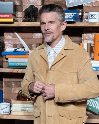 September 17, 2025, Bronx, New York, USA: Ethan Hawke attends FX premiere of The Lowdown on Hulu at Brooklyn Academy of Music in New York, NY on September 17, 2025. Bronx USA - ZUMAr339 20250917_znp_r339_085 Copyright: xLevxRadinx