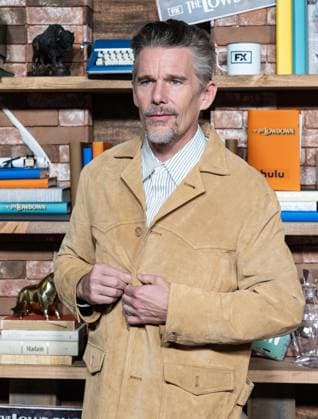 September 17, 2025, Bronx, New York, USA: Ethan Hawke attends FX premiere of The Lowdown on Hulu at Brooklyn Academy of Music in New York, NY on September 17, 2025. Bronx USA - ZUMAr339 20250917_znp_r339_086 Copyright: xLevxRadinx