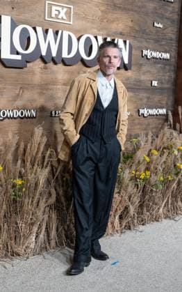 September 17, 2025, Bronx, New York, USA: Ethan Hawke attends FX premiere of The Lowdown on Hulu at Brooklyn Academy of Music in New York, NY on September 17, 2025. Bronx USA - ZUMAr339 20250917_znp_r339_093 Copyright: xLevxRadinx