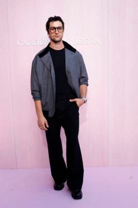 September 18, 2025, Madrid, Madrid, Spain: AgustoÂ­n Della Corte attends Carolina Herrera s Spring-Summer 2026 collection at Plaza Mayor on September 18, 2025 in Madrid, Spain Madrid Spain - ZUMAg15_ 20250918_zaf_g15_011 Copyright: xJackxAbuinx