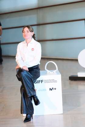 September 22, 2025, Madrid, Madrid, Spain: Nagore Aramburu attended Karmele Photocall during 73rd San Sebastian International Film Festival at Kursaal Palace on September 22, 2025 in Donostia San Sebastian, Spain Madrid Spain - ZUMAg15_ 20250922_zaf_g15_083 Copyright: xJackxAbuinx