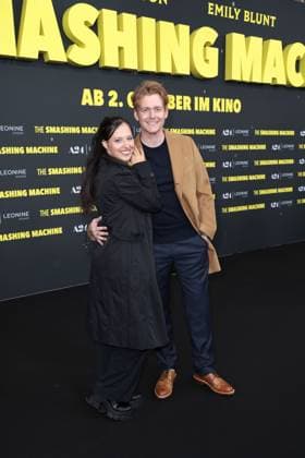 Nadja Jo Klapper und Johannes Heinrichs bei der THE SMASHING MACHINE Film Premiere im Zoo Palast in Berlin am 22.09.2025 in Berlin The Smashing Machine Filmpremiere in Berlin