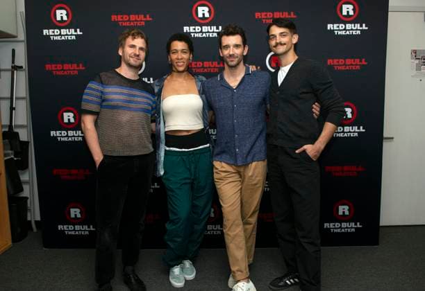 September 22, 2025, New York, Ny, United States: Ryan Spahn, Sarin Monae West, Michael Urie and David Mattar Merten attend rehearsals for the powerful new version of Shakespeare s Richard II. Held at ART New York in New York. Zuma Press September 22, 2025. New York United States - ZUMAp281 20250922_zea_p281_055 Copyright: xPhotoxImagexPressx
