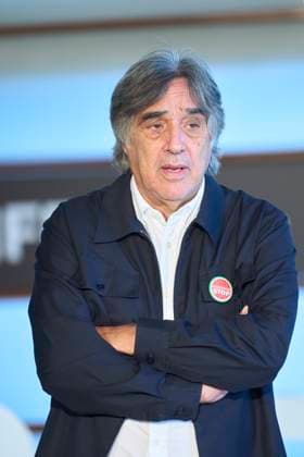 September 24, 2025, Madrid, Madrid, Spain: Agustin Diaz Yanes attended Un fantasma en la batalla She Walks in Darkness Photocall during 73rd San Sebastian International Film Festival at Kursaal Palace on September 24, 2025 in Donostia San Sebastian, Spain Madrid Spain - ZUMAg15_ 20250924_zaf_g15_010 Copyright: xJackxAbuinx