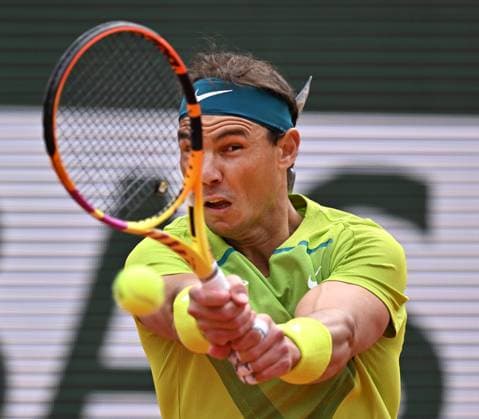 French Open Roland Garros 2022, day 8 PARIS, FRANCE - MAY 28: Rafael Nadal of Spain in action against Felix Auger-Aliassime of Canada in the men’s fourth round match during French Open tennis tournament at Roland ?Garros Stadium in Paris, France on May 29, 2022. Ile-de-France France. Editorial use only. Please get in touch for any other usage.  Copyright: x2025xAnadoluxMustafaxYalcÄ±nx
