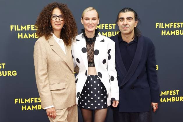 Bilder des Jahres 2025, Entertainment 09 September Entertainment Bilder des Tages Filmfest-Chefin Malika Rabahallah, Diane Kruger und Fatih Akin bei der Amrum Film Premiere am 27.09.2025 im Rahmen vom 33. Filmfest in Hamburg Diane Krugers öAmrum Filmpremiere beim Filmfest in Hamburg