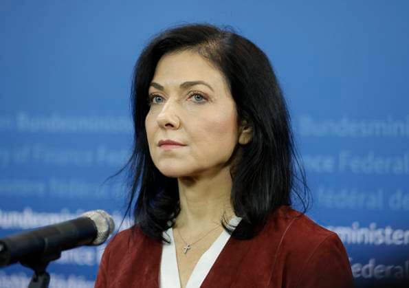 Bundeswirtschaftsministerin Katherina Reiche, Deutschland, Berlin, Auftaktstatement von Bundesfinanzminister Lars Klingbeil, Bundeswirtschaftsministerin Katherina Reiche, Bundesarbeitsministerin Bärbel Bas, der Vorsitzenden des Deutschen Gewerkschaftsbundes, Yasmin Fahimi, und dem 2. Vorsitzenden der IG Metall, Jürgen Kerner, Thema:Stahlgespräch mit Betriebsräten und Gewerkschaften