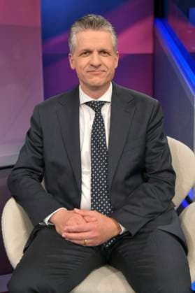 Thorsten Frei in der ARD-Talkshow maischberger im Studio Berlin Adlershof. Berlin, 01.10.2025