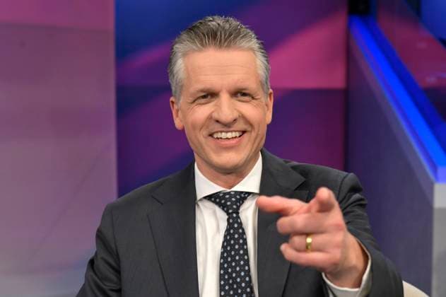 Thorsten Frei in der ARD-Talkshow maischberger im Studio Berlin Adlershof. Berlin, 01.10.2025