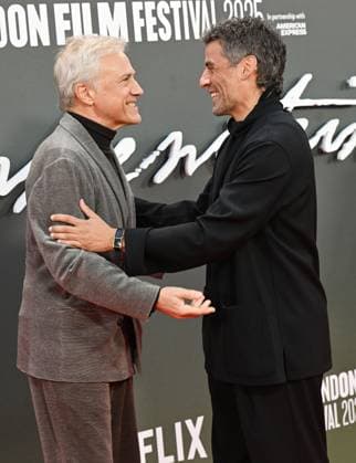 Celebrities attend the ˜Frankenstein™ headline gala screening during The 69th BFI London Film Festival at The Royal Festival Hall, London Featuring: Oscar Isaacs and Christoph Waltz Where: London, United Kingdom When: 13 Oct 2025 Credit: Cover Images EDITORIAL USE ONLY. NOT FOR USE BY NEWSPAPERS BASED IN THE UK. Copyright: xx coverimg55176112