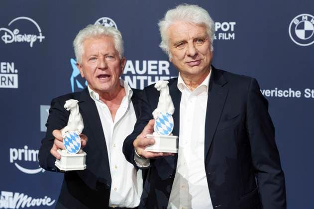 Entertainment Themen der Woche KW43 Miroslav Nemec und Udo Wachtveitl bei der Verleihung vom Blauer Panther - TV & Streaming Award 2025 in der BMW Welt. München, 22.10.2025