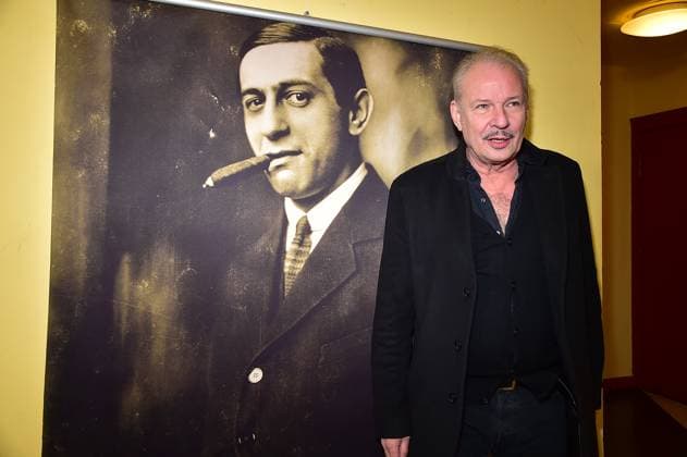 68. Preisverleihung Ernst-Lubitsch-Preis Leander Haussmann Ankunft, roter Teppich zur 68. Preisverleihung Ernst-Lubitsch-Preis im kino Babylon Berlin am 29.10.2025
