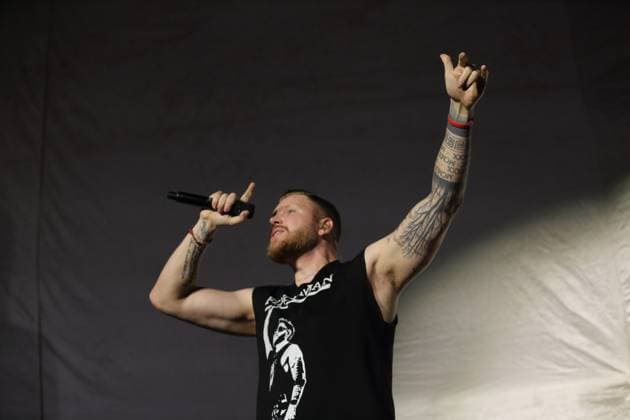 Nils Wehowsky alias Finch bei einem Konzert in der Uber Arena in Berlin, 31. Oktober 2025. Finch Konzert Berlin